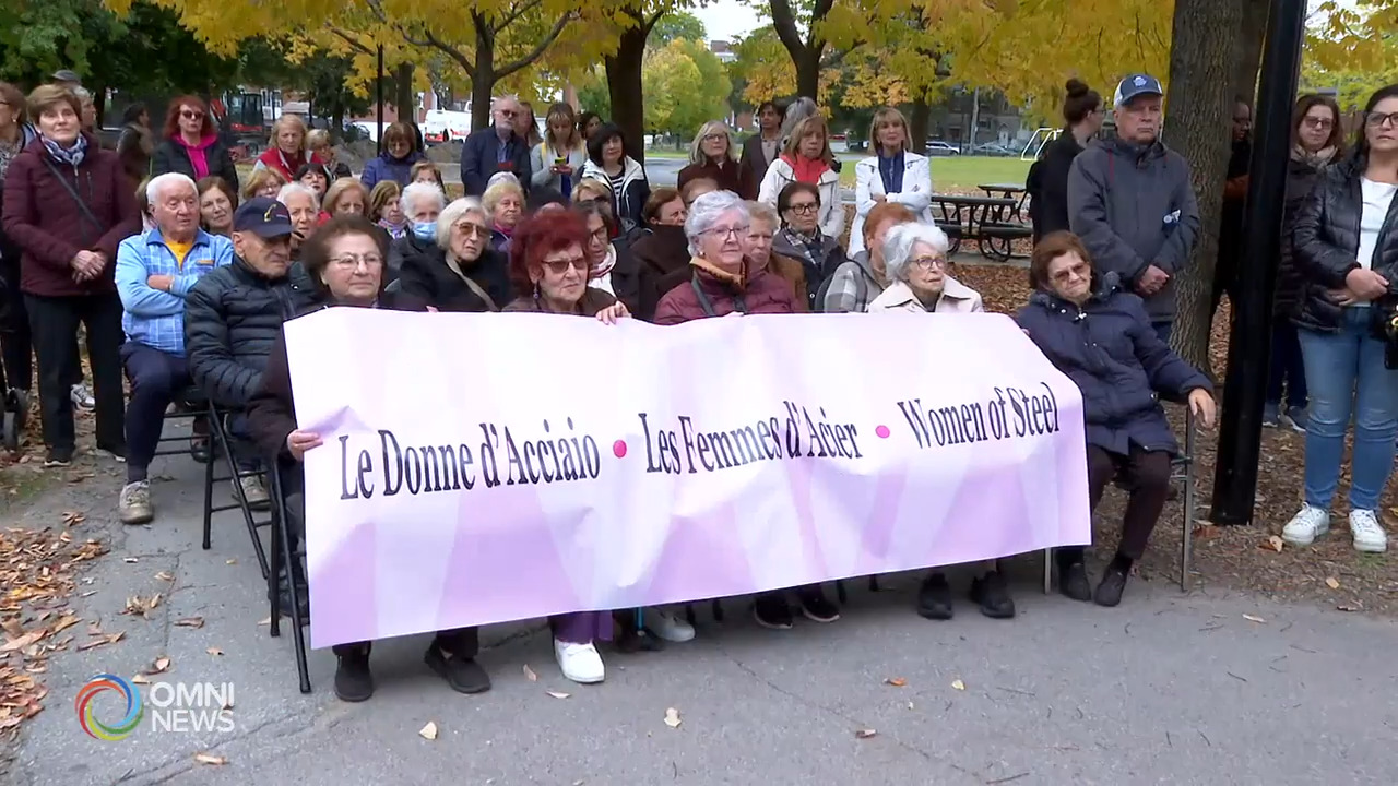 Il murale de Le Donne D'Acciaio a Montreal