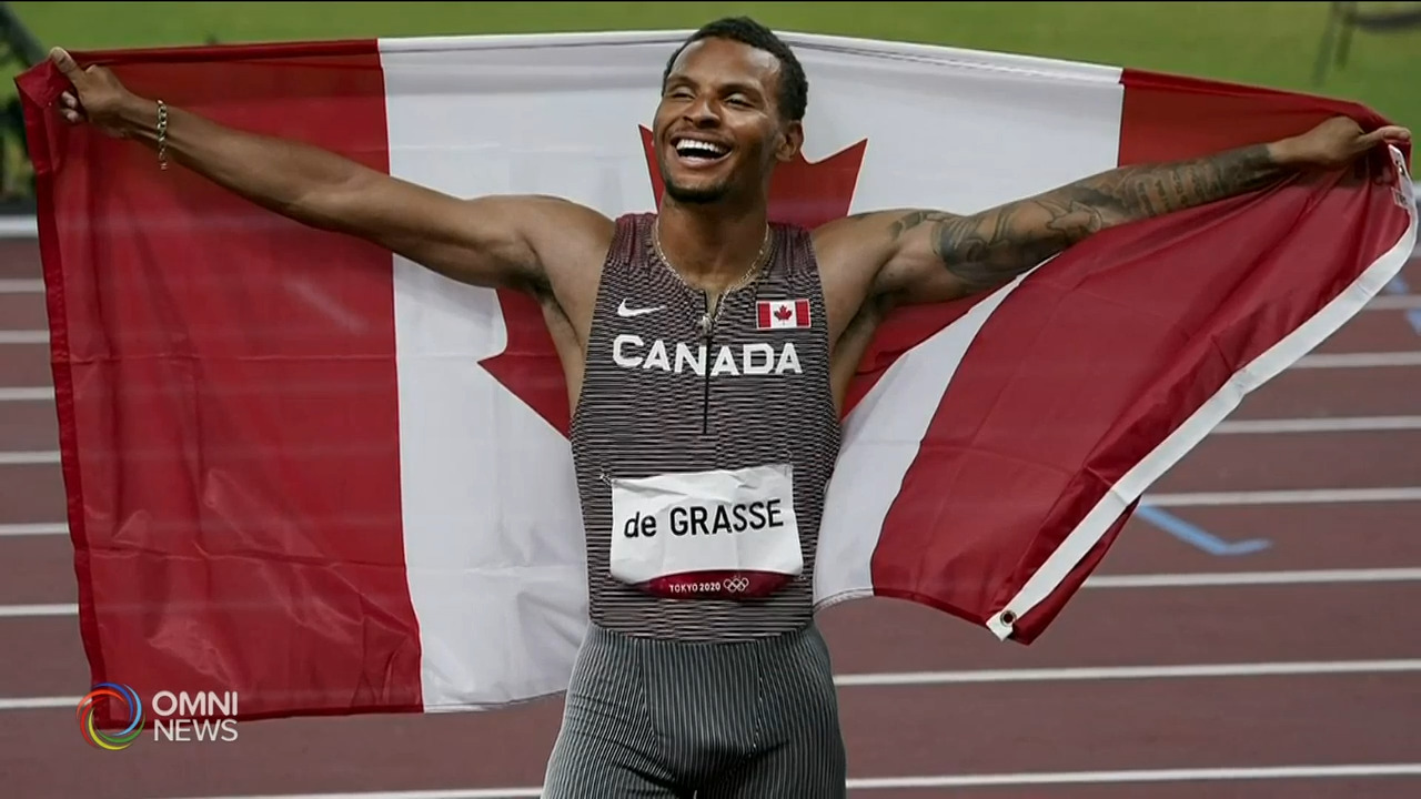 Andre De Grasse勇夺东京奥运200米金牌 － Aug 04, 2021 (ON)