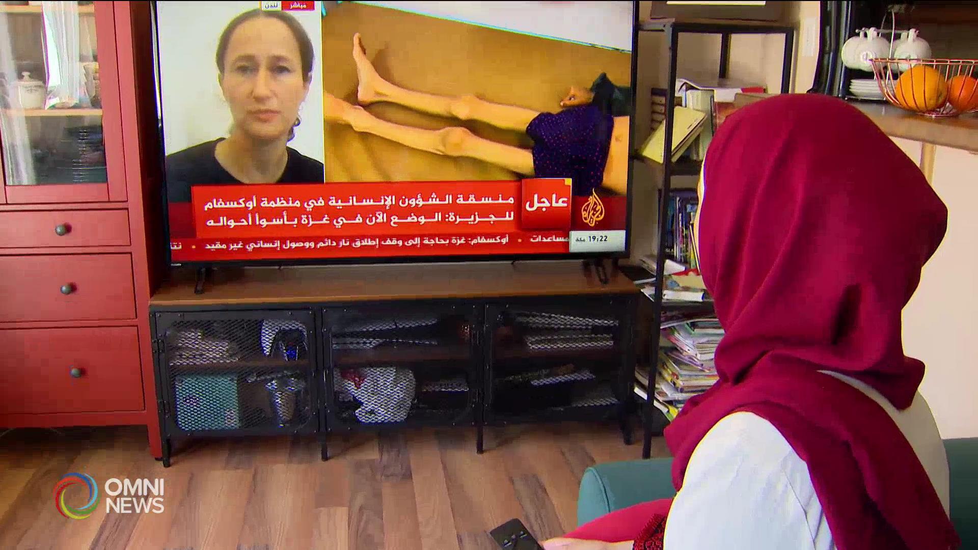 "أشعر بالذنب لتناول الطعام".. فلسطينية تنتظر منذ عام ونصف لاستقدام والدتها من غزة إلى كندا