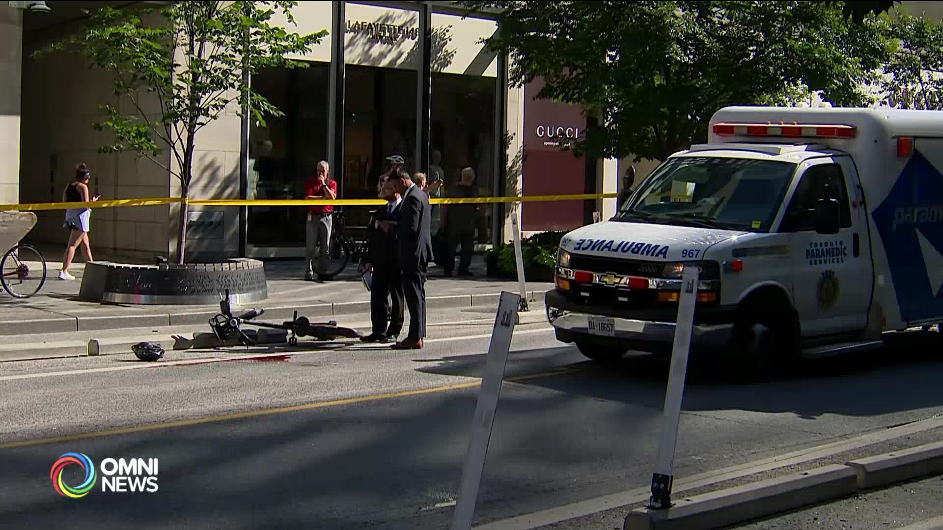 市中心單車交通事故 一名女子當場喪生