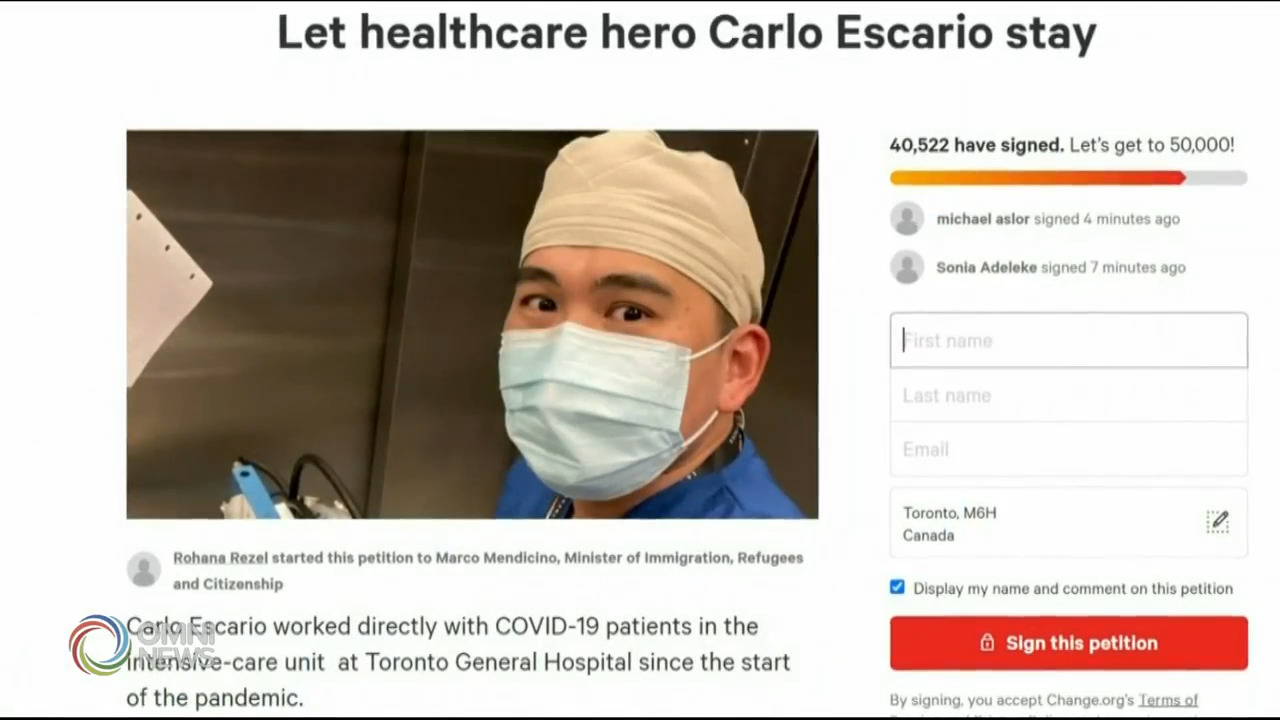 Filipino healthcare worker facing deportation thanks supporters | OMNI News Filipino