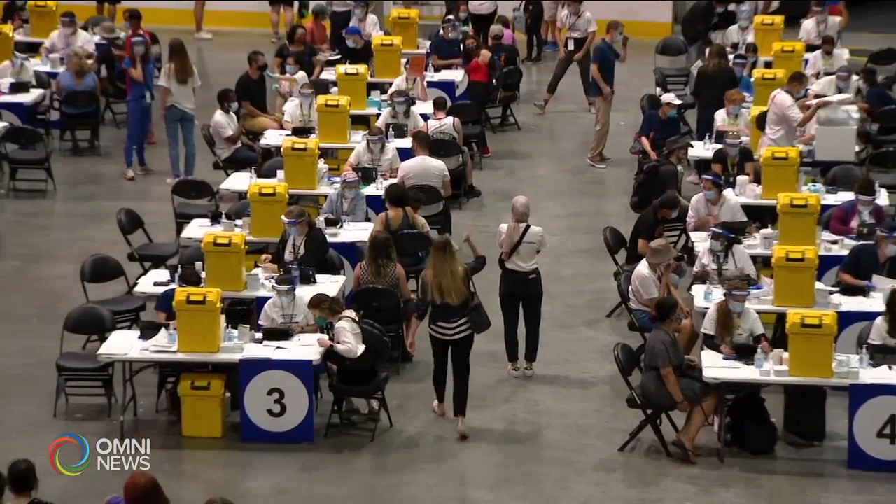 多倫多成人兩劑疫苗接種率突破四成二 -- Jun 28, 2021 (ON)