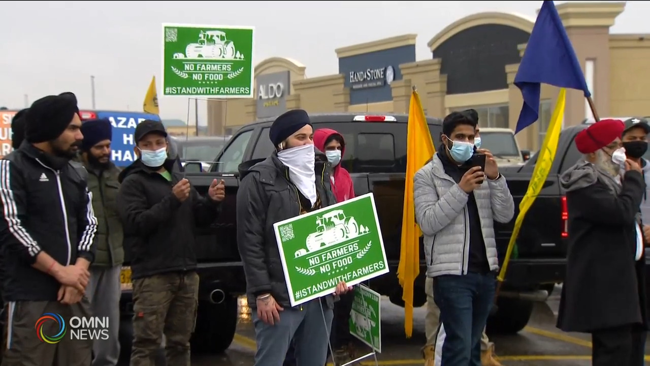 Brampton rally for Indian farmers