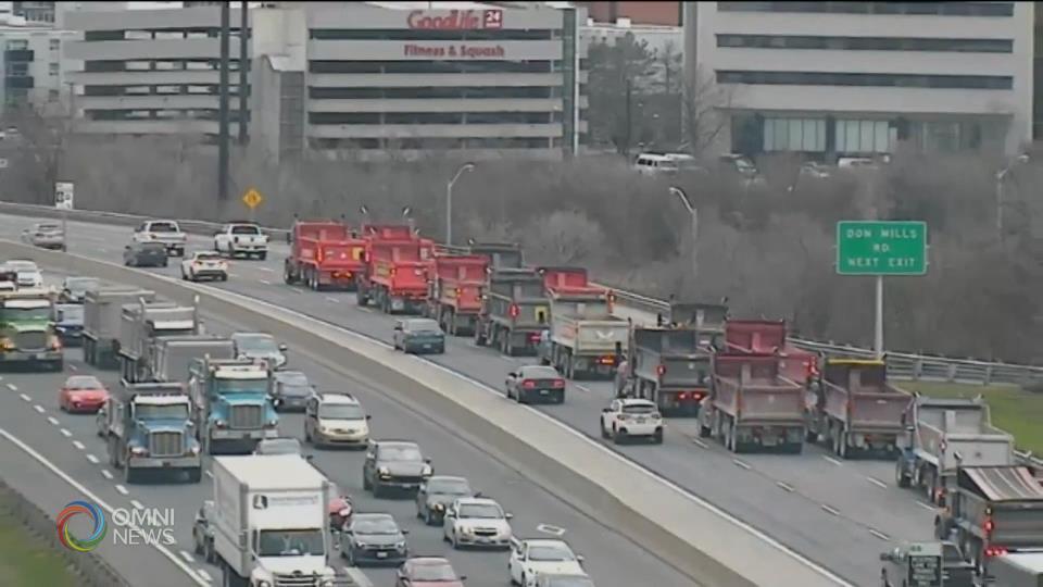Truckers protest in GTA