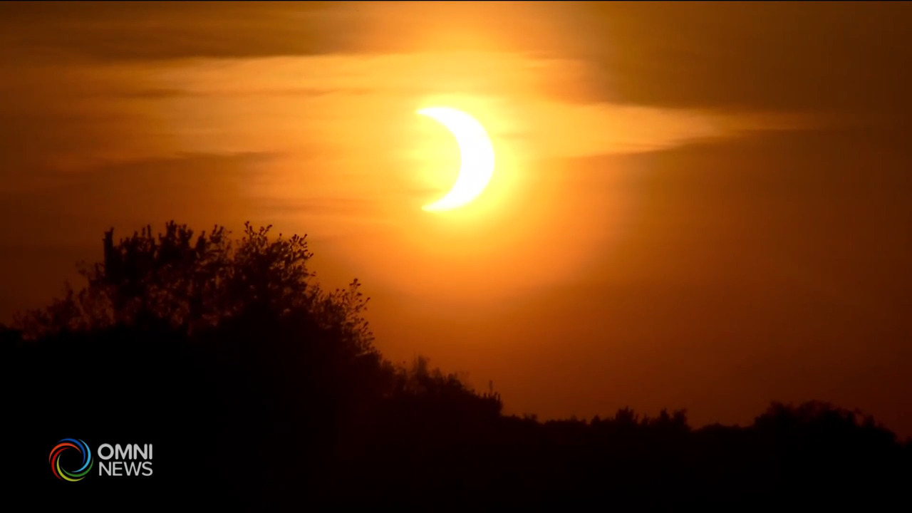 北美清晨出現罕見日環食 -- Jun 10, 2021 (ON)
