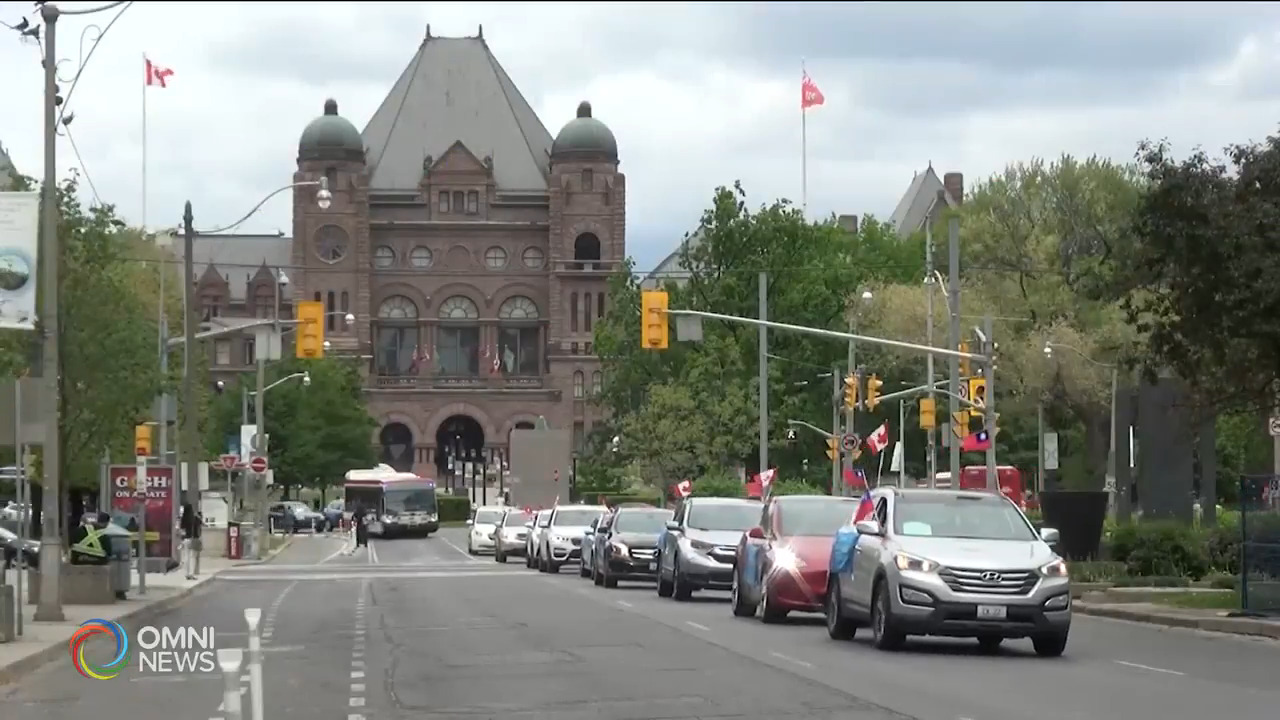 本地汽車遊行 呼籲重視台灣抗疫貢獻 -- May 25, 2021 (ON)