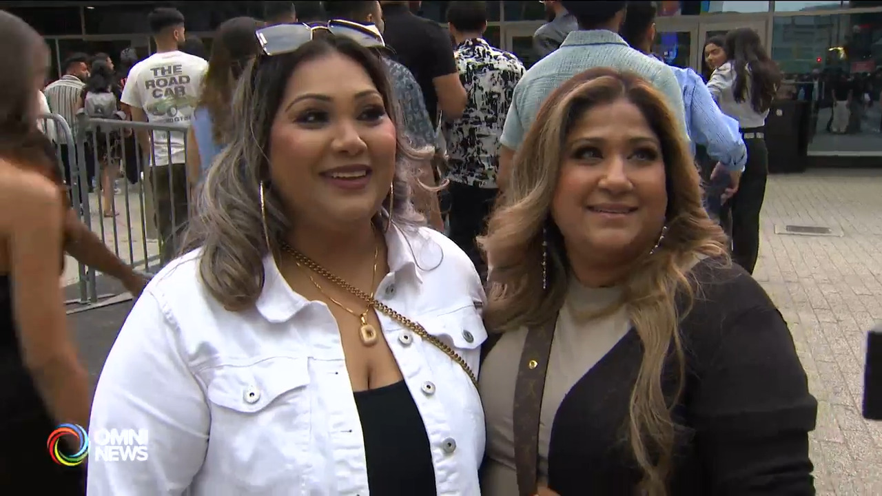 Karan Aujla's fans await show at Scotiabank Arena in Toronto