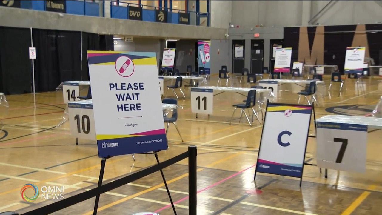 多市下月增開三間大型疫苗接種中心 -- Mar 15, 2021 (ON)