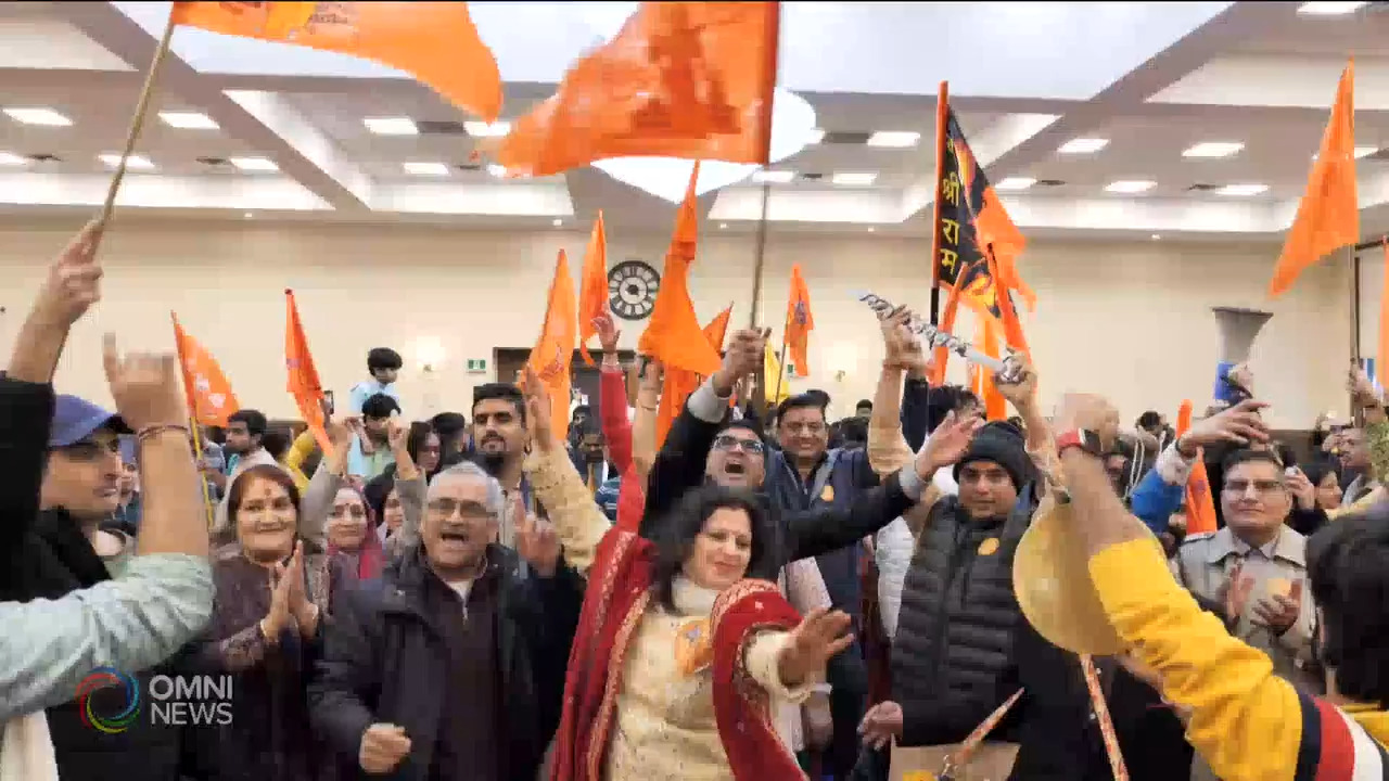 Hindu community in Canada celebrates Ayodhya Ram Mandir inauguration