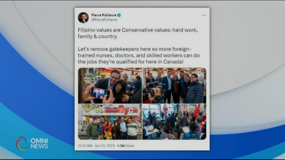 Pierre Poilievre, kinumpara ang Filipino values sa Conservative values