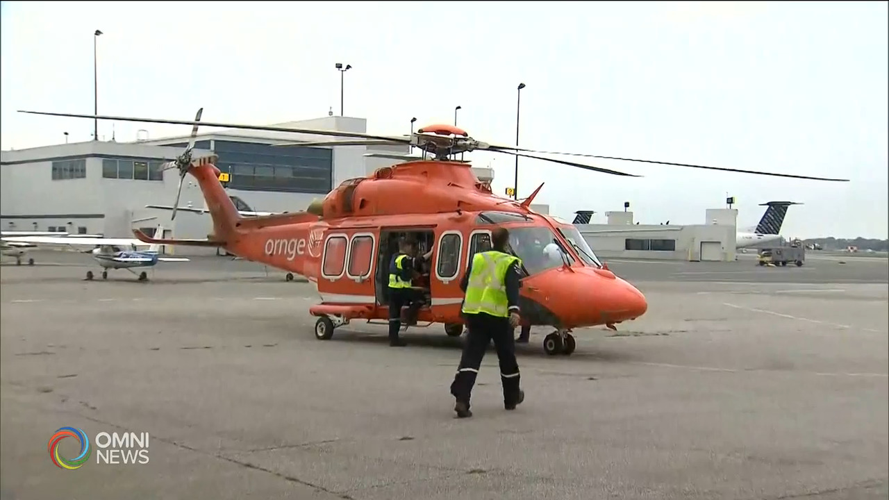 陸空合作協助運送大多區病人 -- Apr 21, 2021 (ON)