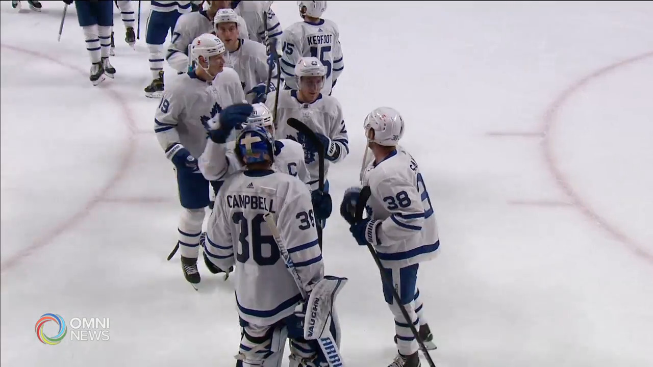 多倫多楓葉隊連續5年闖進季後賽 -- Apr 29, 2021 (ON)