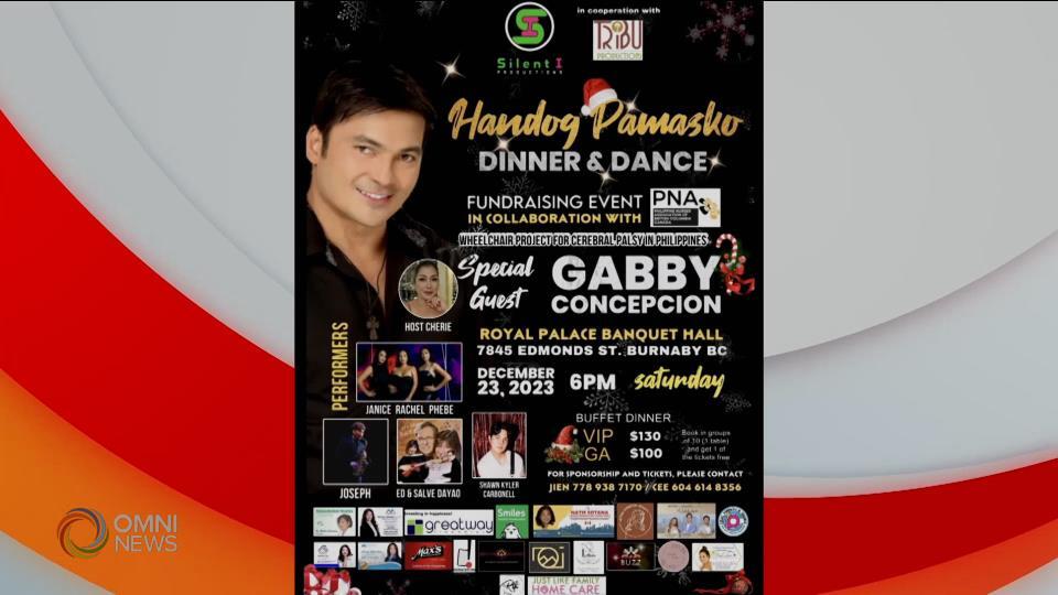 Aktor na si Gabby Concepcion, haharanahin ang mga Pilipino sa BC bago mag pasko