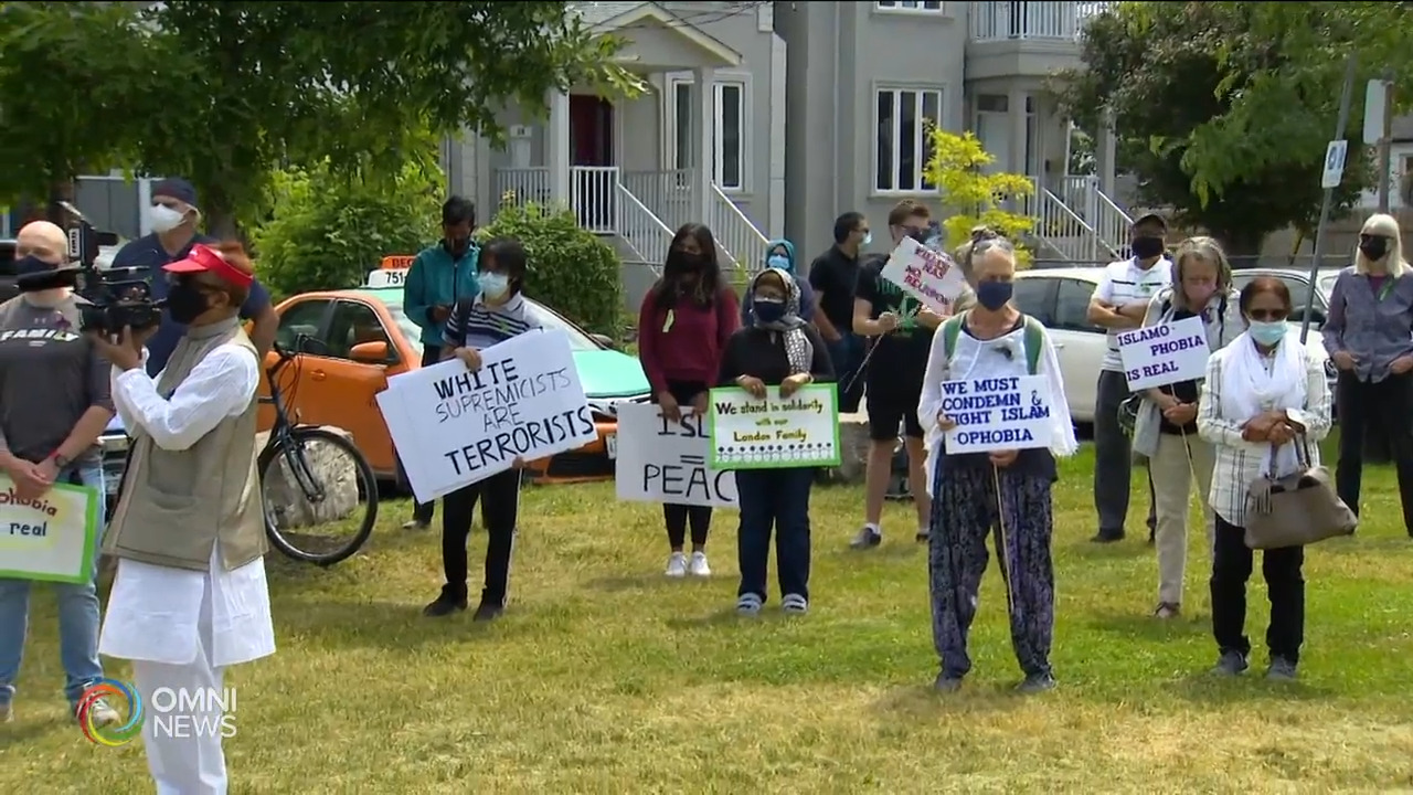 社区人士声援伦敦市受袭穆斯林家庭－ Jun 11, 2021