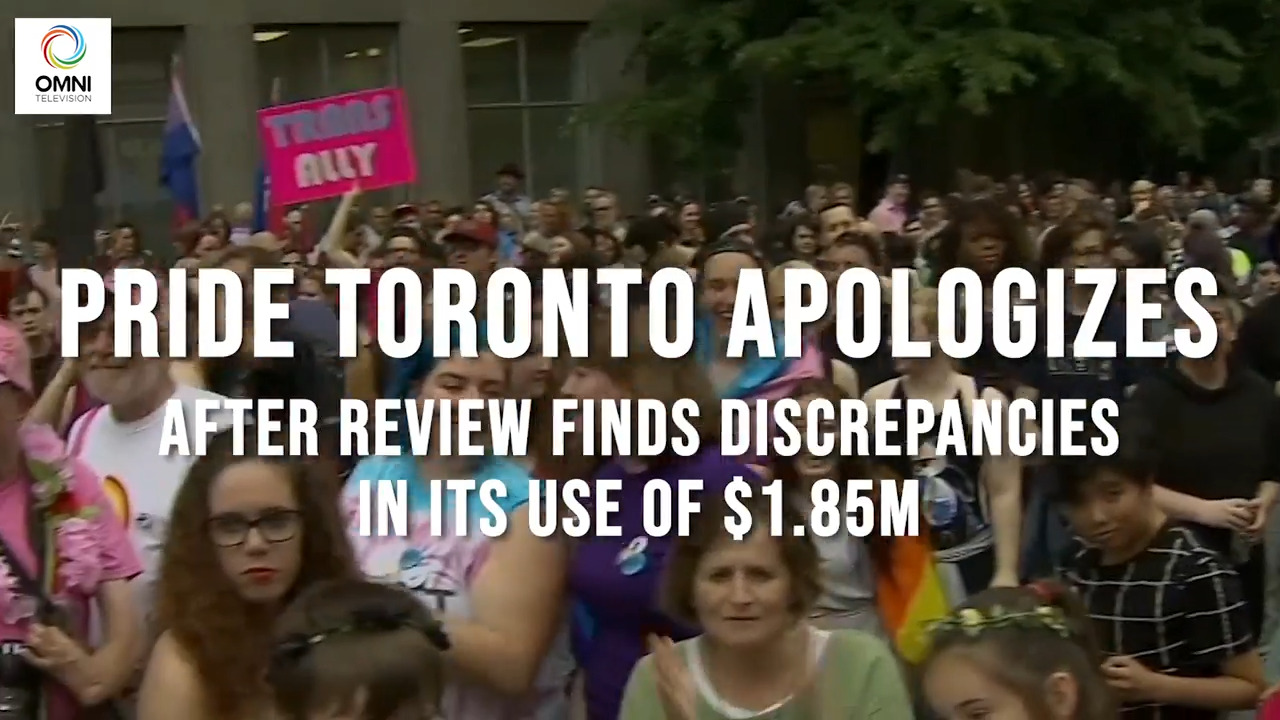 Pride Toronto apologizes after review reveals lack of transparency in $1.8M grants | OMNI News