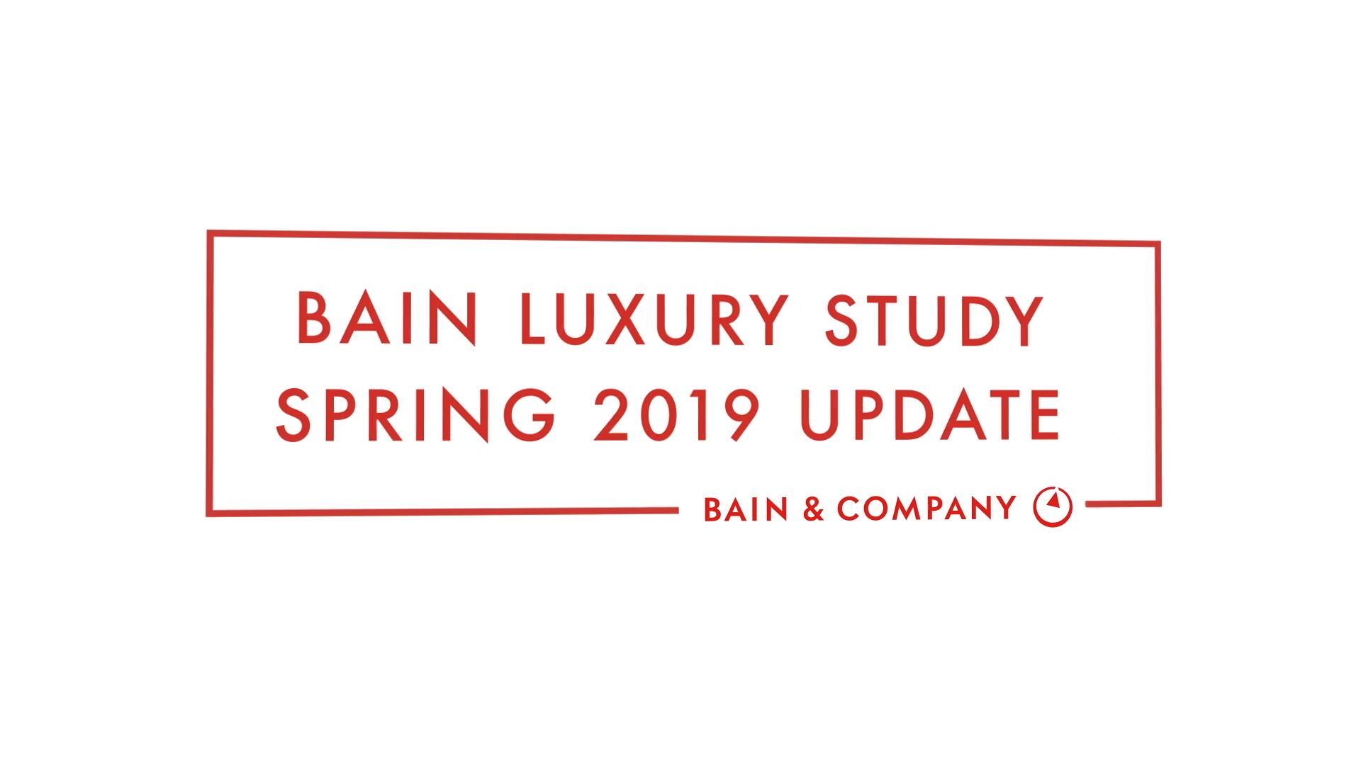 Bain & Company study underlines strength of luxury market rebound