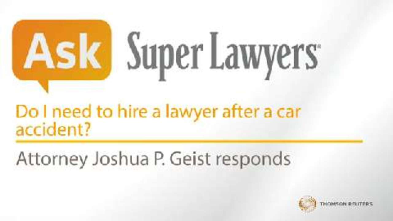 Joshua Geist, Pittsburgh Car Crash Attorney- Super Lawyers