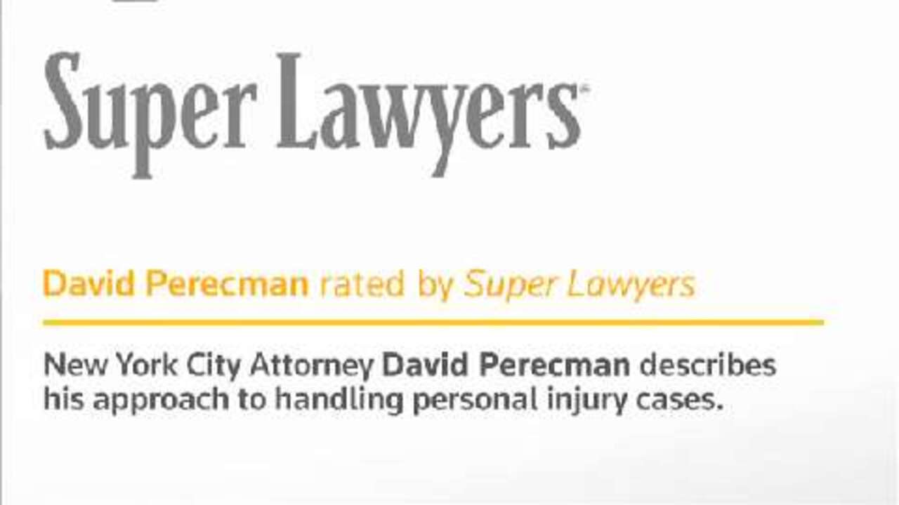 David Perecman, New York Personal Injury Attorney