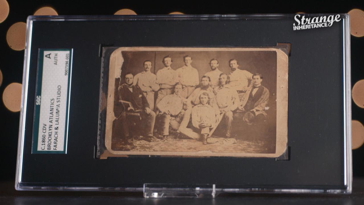 Strange Inheritance - Oldest Baseball Card - 217